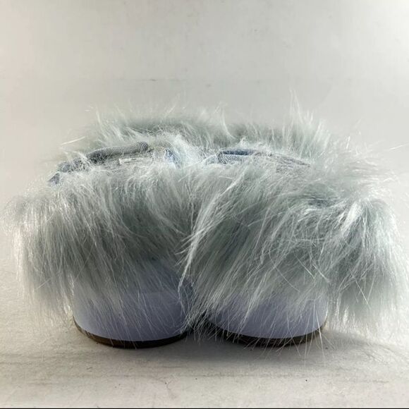 NEW Keds X Maisie Wilen Women’s Faux Fur Sandals Blue Size 7 M - Picture 4 of 8